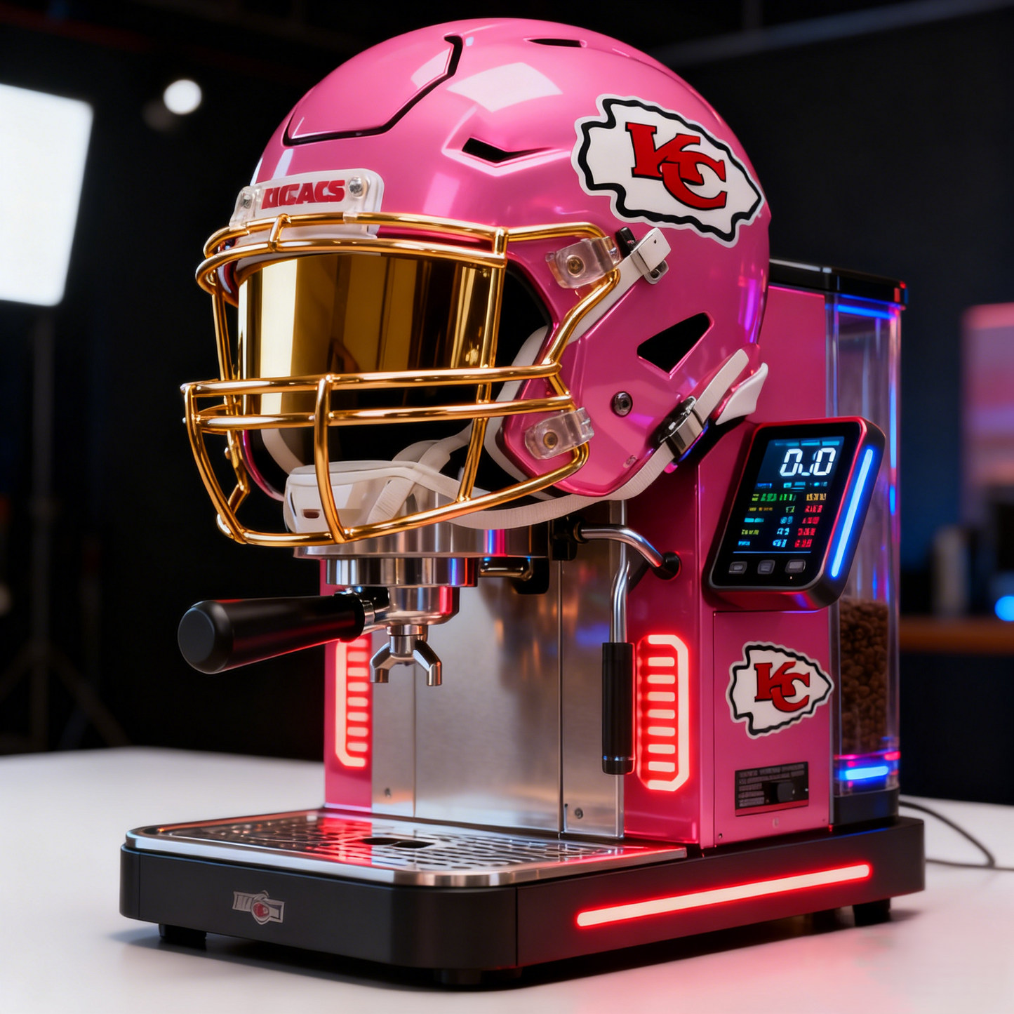 Holixo™Limited Edition 3D Helmet Espresso Machine - Professional Coffee Maker for NFL Fans