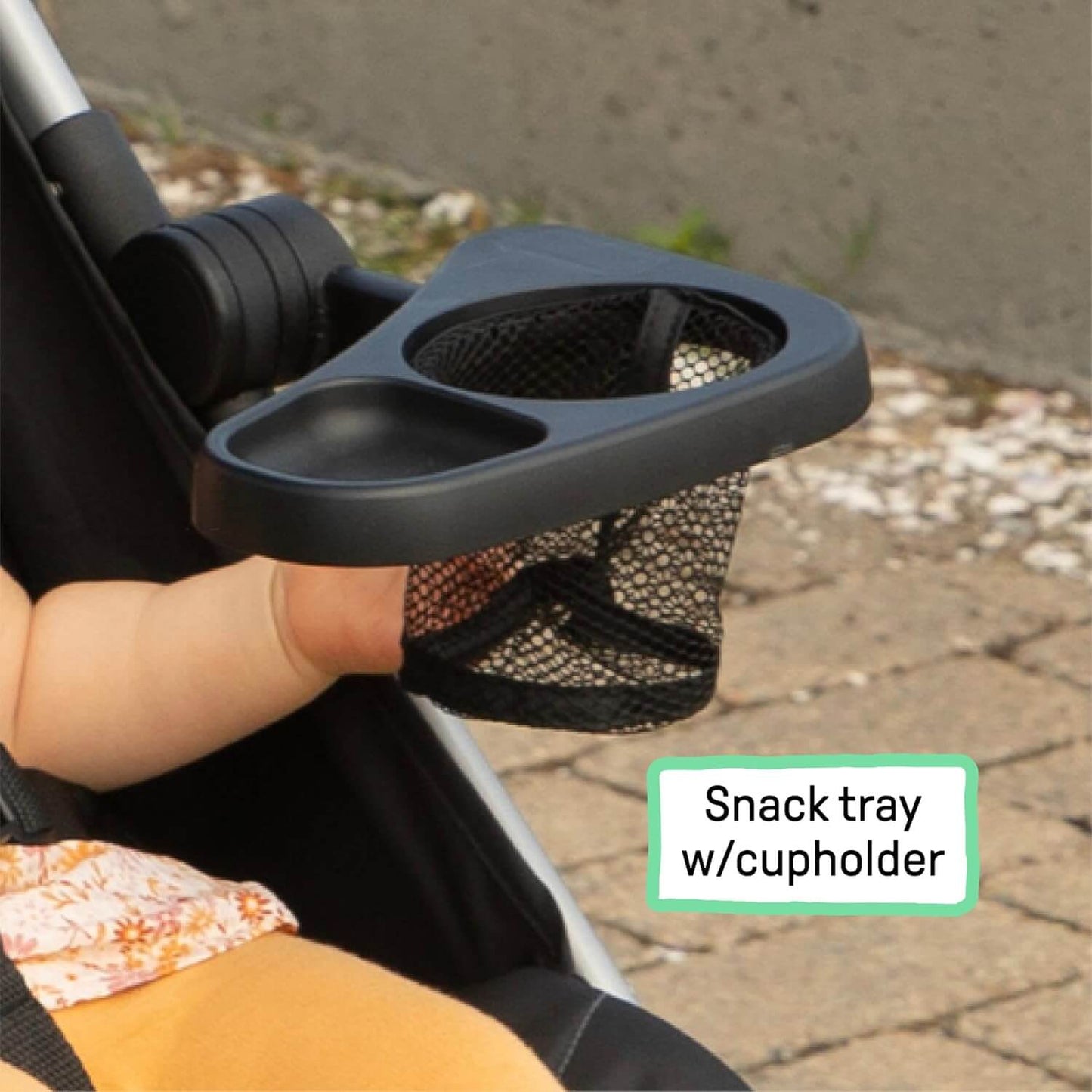 Compact Foldable Baby Stroller with Storage