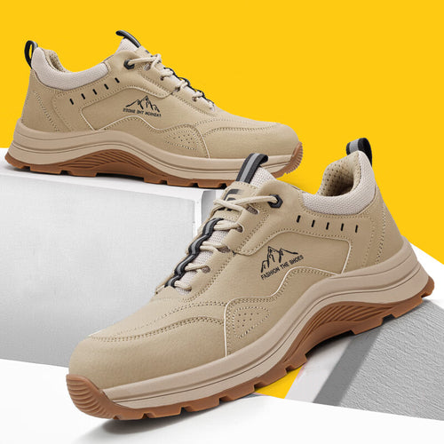 Casual Tan Work Boots | Steel Toe