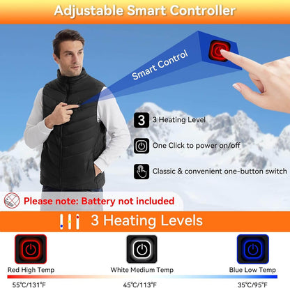 Unisex Smart USB Heated Vest