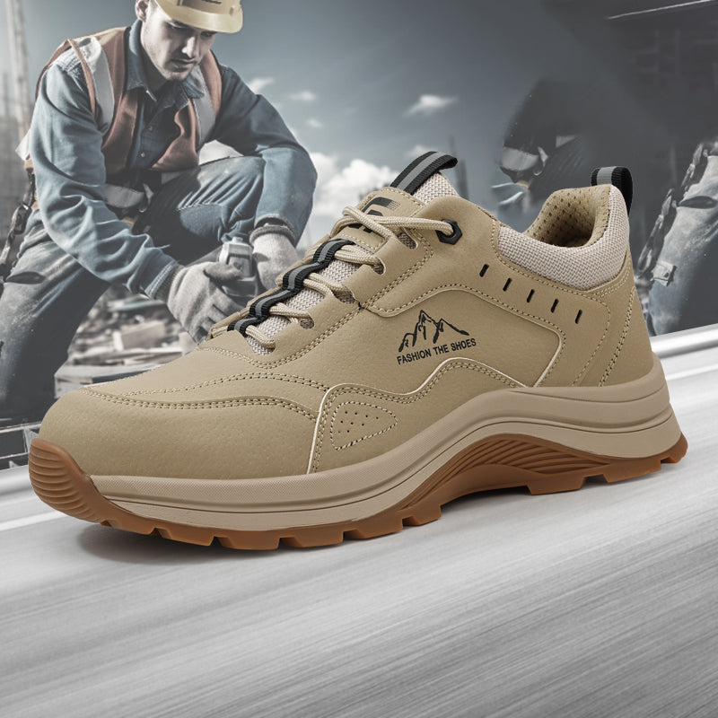 Casual Tan Work Boots | Steel Toe
