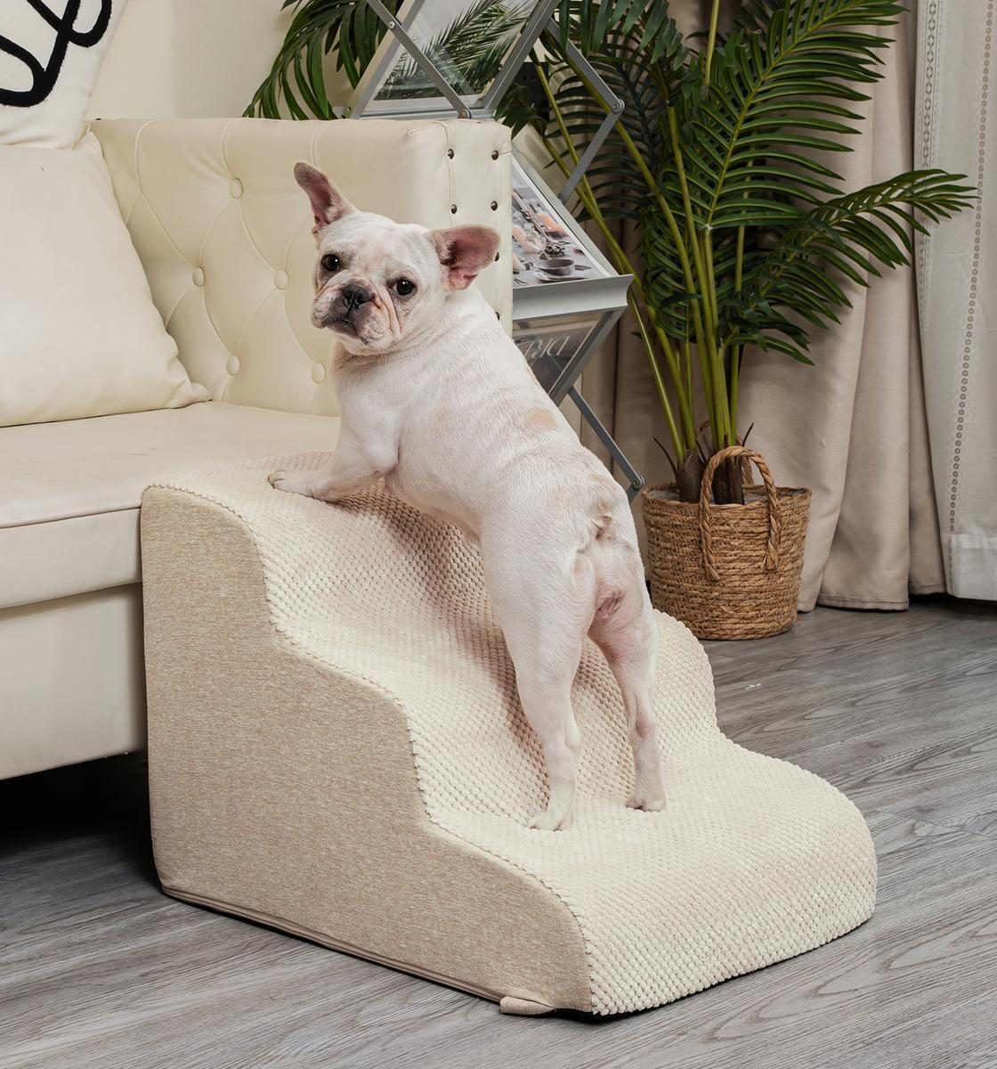 3-5 Step Non-Slip Pet Stairs Suitable for High Bed Climbing