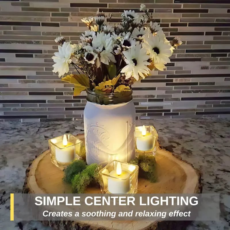 🔥 The Last Tea Lights You'll Ever Need (6 Pack)— Rechargeable. Realistic & Remote-Controlled!