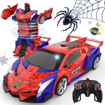 2-in-1 Remote Control Transforming Robot Car - Stunt Drift & 360° Rotation