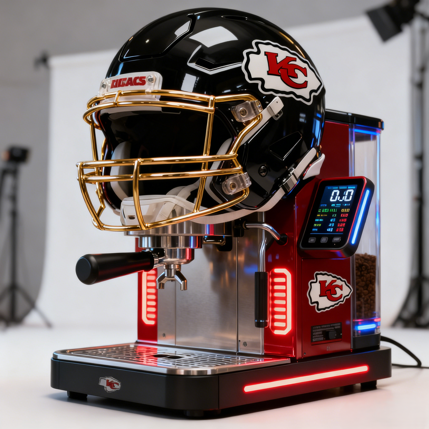 Holixo™Limited Edition 3D Helmet Espresso Machine - Professional Coffee Maker for NFL Fans