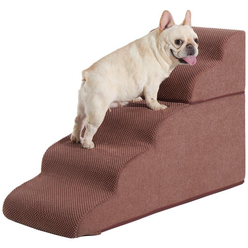 3-5 Step Non-Slip Pet Stairs Suitable for High Bed Climbing