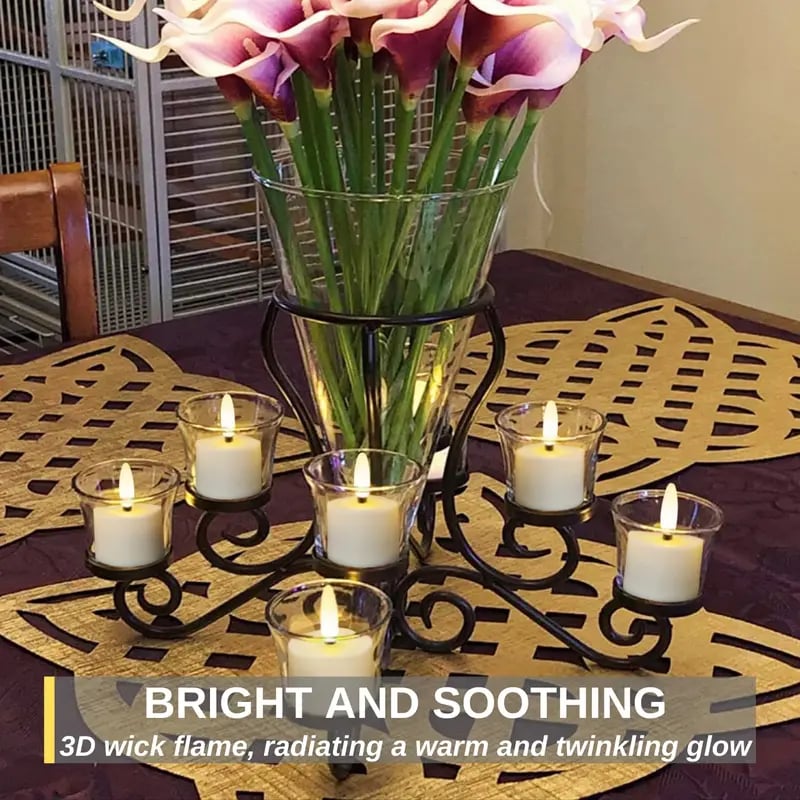🔥 The Last Tea Lights You'll Ever Need (6 Pack)— Rechargeable. Realistic & Remote-Controlled!