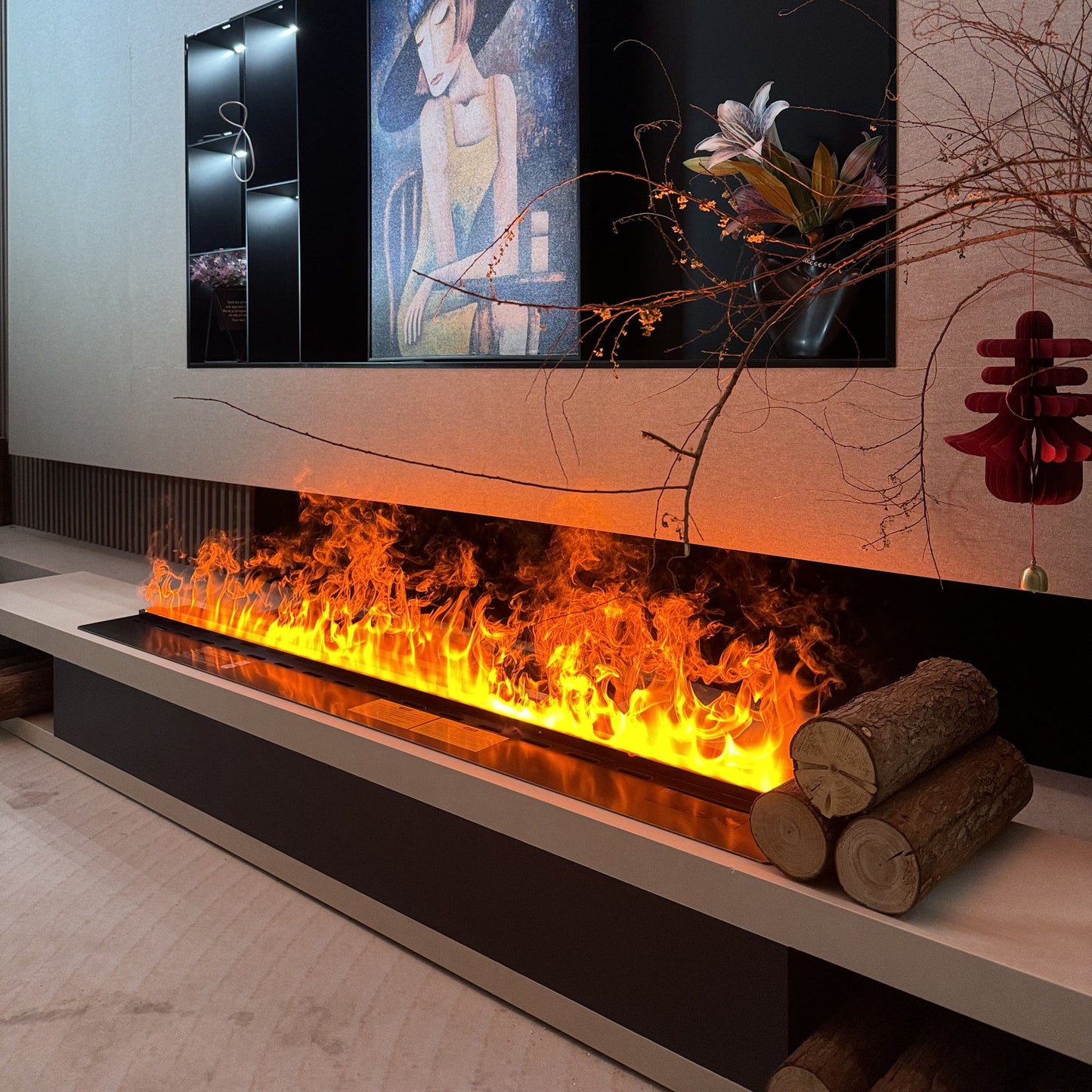 🔥 BUY 1 GET 1 FREE | 100CM 3D Vapor Smart Fireplace (Today Only)