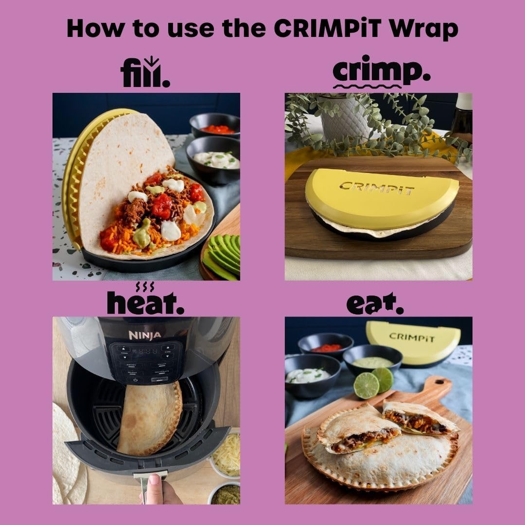 CRIMPiT™ Sealed Taco & Burrito Maker