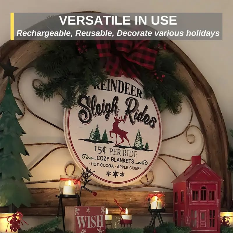 🔥 The Last Tea Lights You'll Ever Need (6 Pack)— Rechargeable. Realistic & Remote-Controlled!