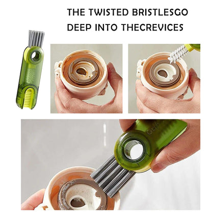 Multitrust 3 in 1 U Shaped Bottle Brush