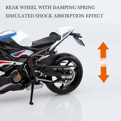 1:10 Scale Alloy Sport Racing Motorcycle Model Toy