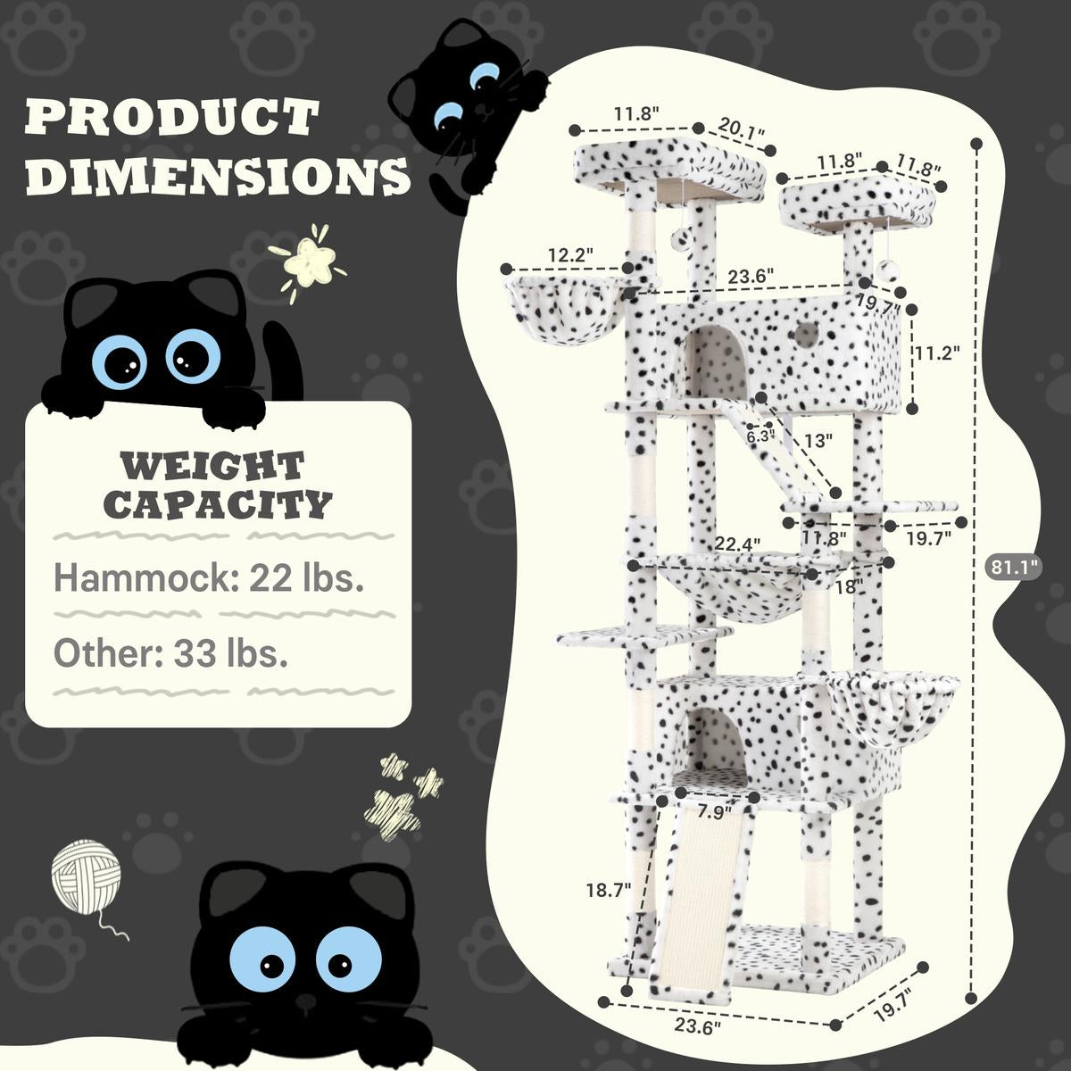 🔥cat climbing frame