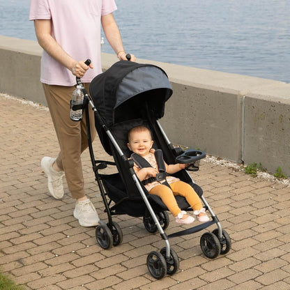 Compact Foldable Baby Stroller with Storage