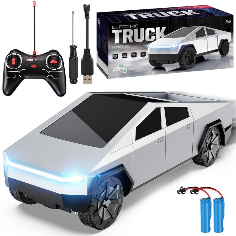 Cyber-Truck RC Pickup | 1/24 Scale Remote Control Car for Kids | Rechargeable Alloy Racing Truck Toy