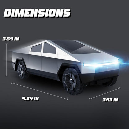 Cyber-Truck RC Pickup | 1/24 Scale Remote Control Car for Kids | Rechargeable Alloy Racing Truck Toy