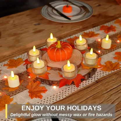 🔥 The Last Tea Lights You'll Ever Need (6 Pack)— Rechargeable. Realistic & Remote-Controlled!