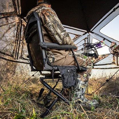 360° Silent Swivel Heated Hunting Chair 🔥 Buy 2, Get a FREE Camouflage Hunting Blind 🎁