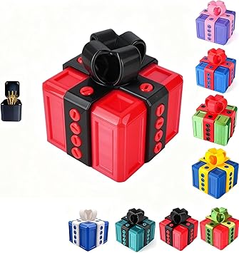 🔥 Final Day —Colorful Gift Box with Middle Finger – Funny Prank Box for Adults, Perfect for Parties and Holidays