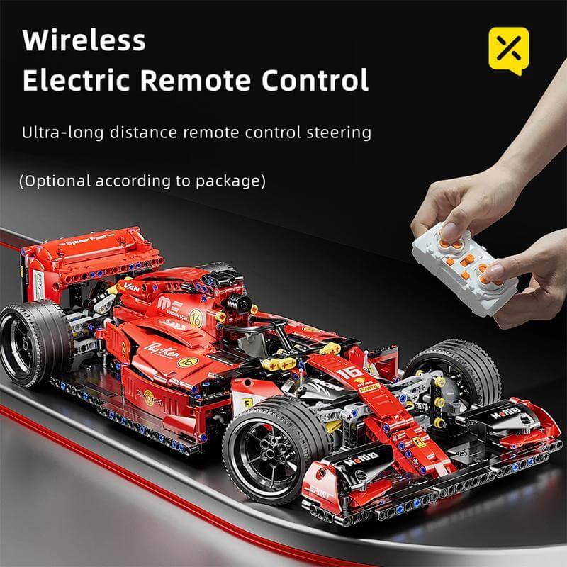 1:10 Scale High-Performance Formula Racing Car Model Building Kit