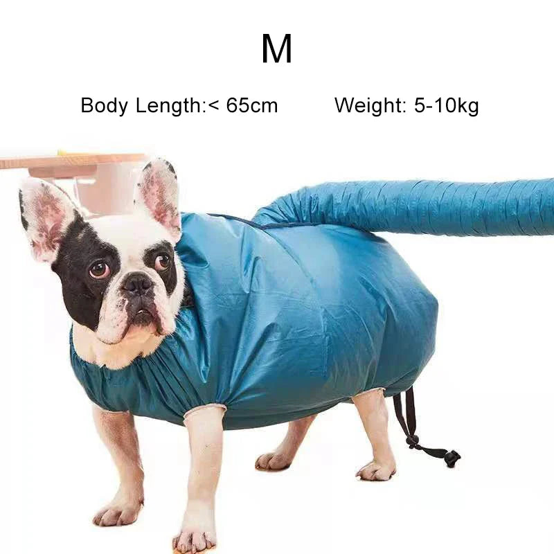 Folding Dog Dry Bag Bath Bathing Tools for Dogs Pet Hair Dryer Blow Bag Cat Drying Bag Pets Cleaning Grooming Accessories