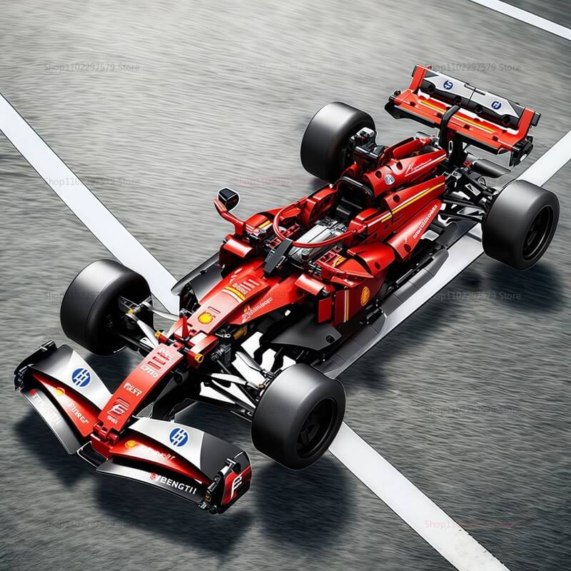 1:10 Scale High-Performance Formula Racing Car Model Building Kit
