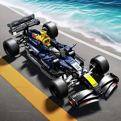 1:10 Scale High-Performance Formula Racing Car Model Building Kit