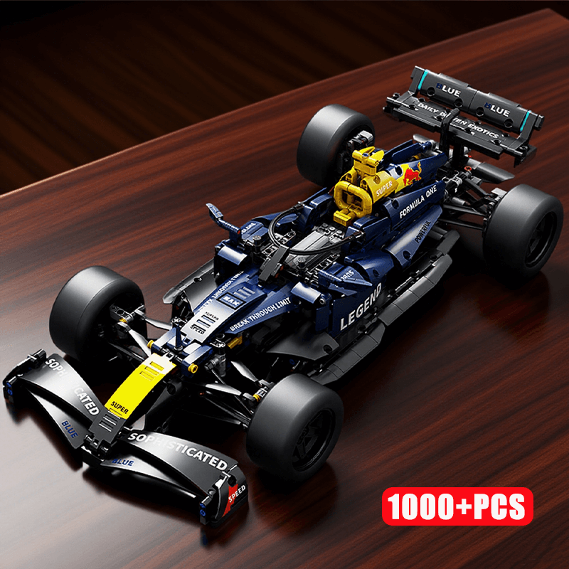 1:10 Scale High-Performance Formula Racing Car Model Building Kit