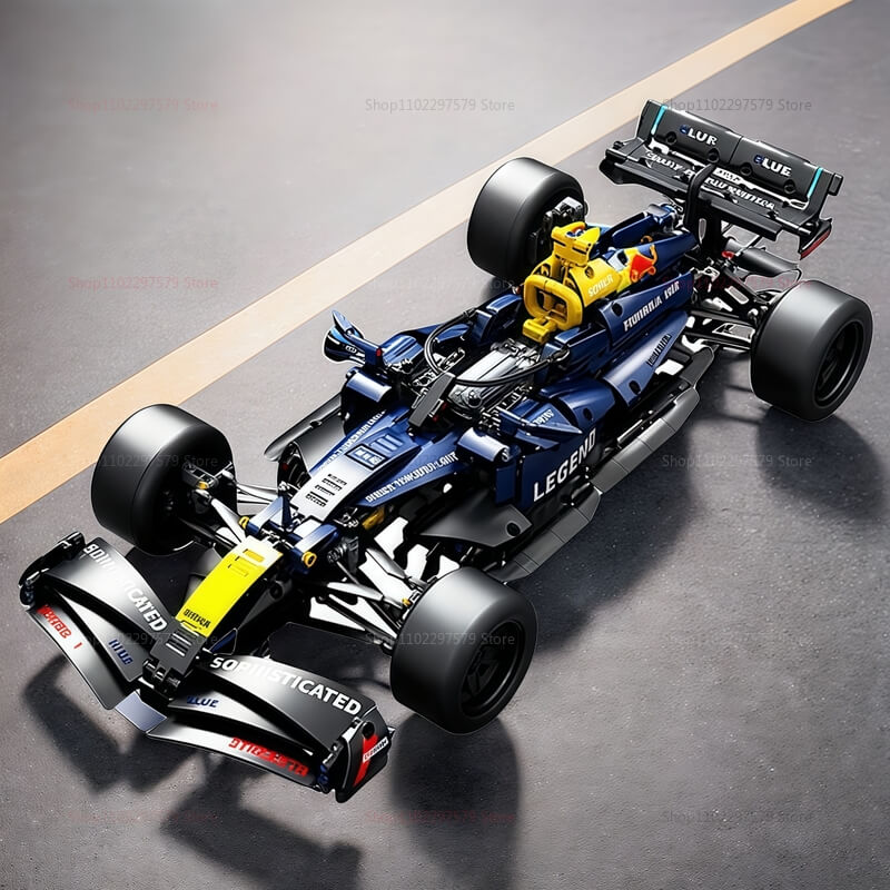 1:10 Scale High-Performance Formula Racing Car Model Building Kit
