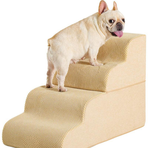 3-5 Step Non-Slip Pet Stairs Suitable for High Bed Climbing