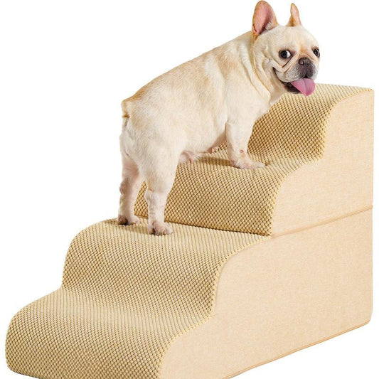 3-5 Step Non-Slip Pet Stairs Suitable for High Bed Climbing