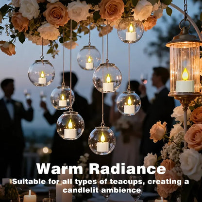 🔥 The Last Tea Lights You'll Ever Need (6 Pack)— Rechargeable. Realistic & Remote-Controlled!