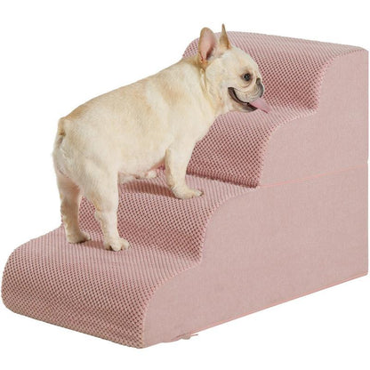 3-5 Step Non-Slip Pet Stairs Suitable for High Bed Climbing