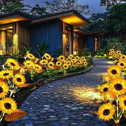 Solar LED Sunflower Garden Lights