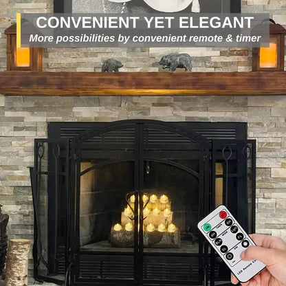 🔥 The Last Tea Lights You'll Ever Need (6 Pack)— Rechargeable. Realistic & Remote-Controlled!