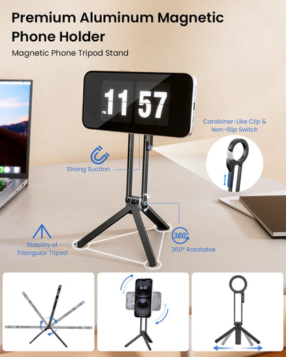 Magnetic MagSafe Phone Tripod Stand