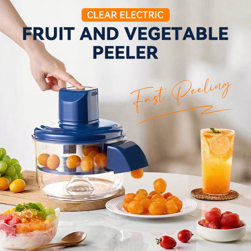 🎄 Special Offers for Christmas 🎄Transparent Electric Fruit and Vegetable Peeler