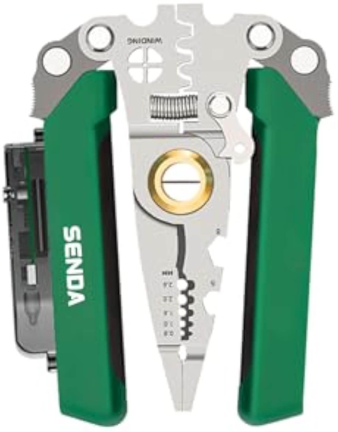 12-in-1 Multi-Function Wire Stripper with Measurement & Cutting Pliers