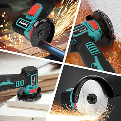 12V Cordless Brushless Mini Angle Grinder Kit (500W)